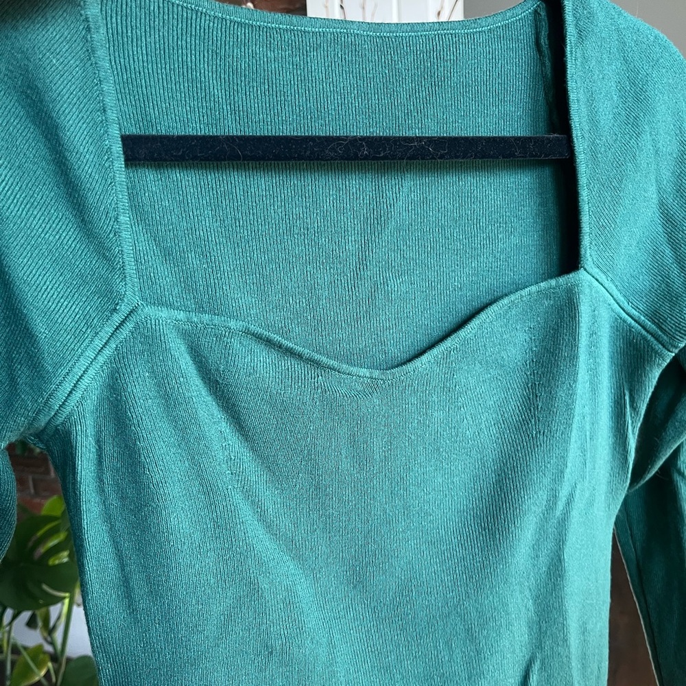Green stretching material top size L